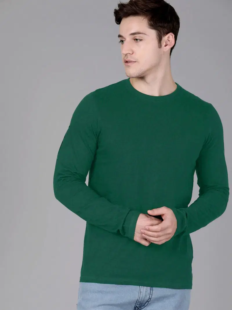 Men Plain Fancy Regular Wear Wholesale Tshirt Latest Collection